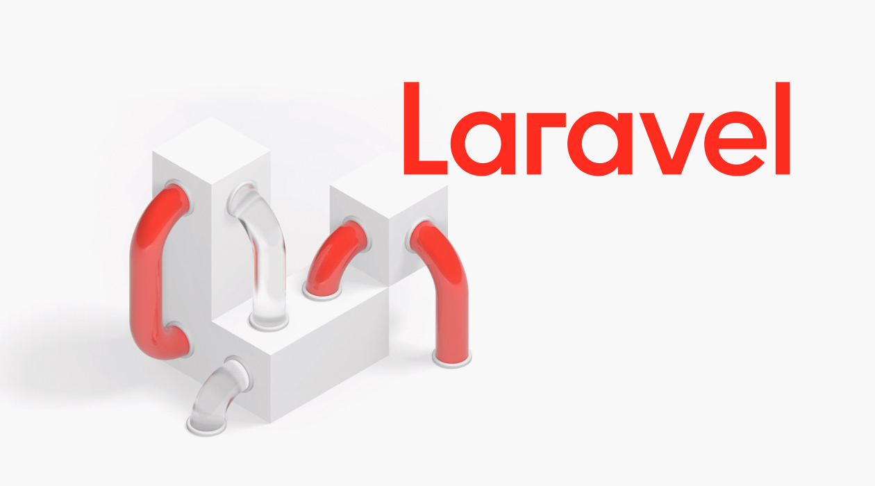 Logo Laravel avec son sigle en 3D